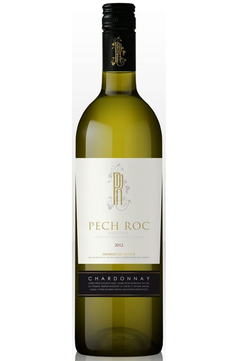Pech Roc (SCREWCAP)(sF) mise en blle en france chardonnay (vin d'espagne)