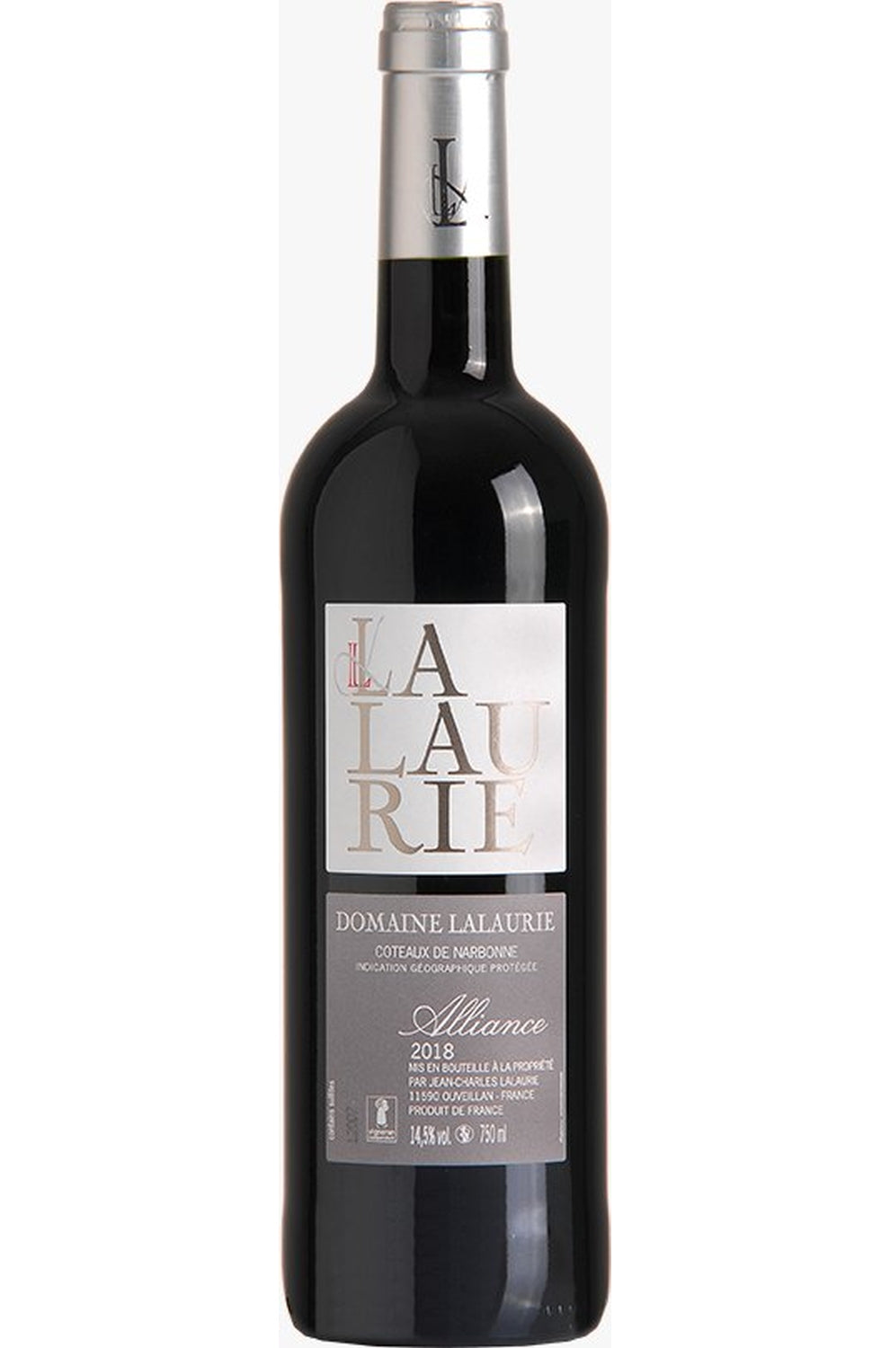 Alliance ancienne étiquette (SCREWCAP) IGP coteaux de narbonne rouge