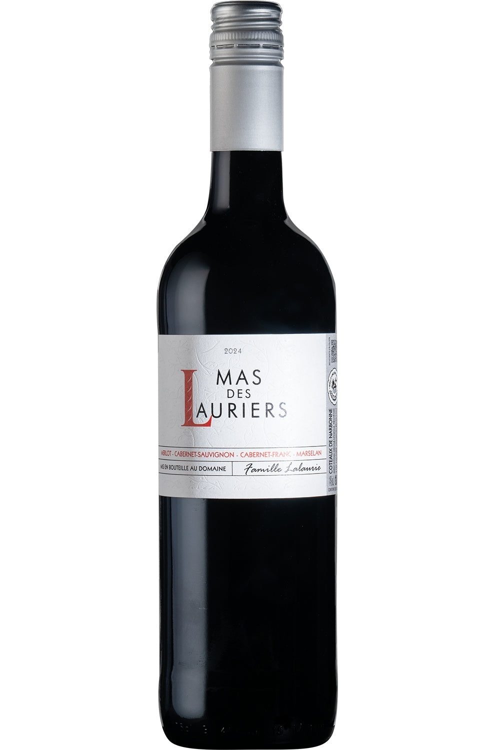 Mas des Lauriers 'branche' (SCREWCAP) IGP coteaux de narbonne rouge