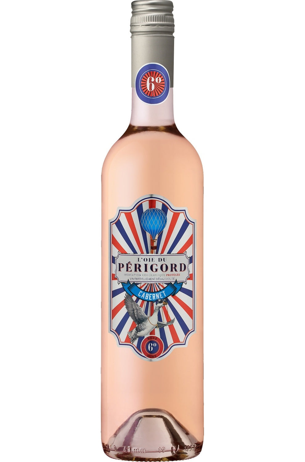 L'Oie du Perigord low 6°Alc (screwcap) IGP perigord rosé