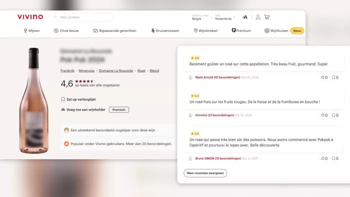 Wijn wordt sterk aangeraden op wijnwebsite Vivino? Mogelijk het gevolg van valse reviews