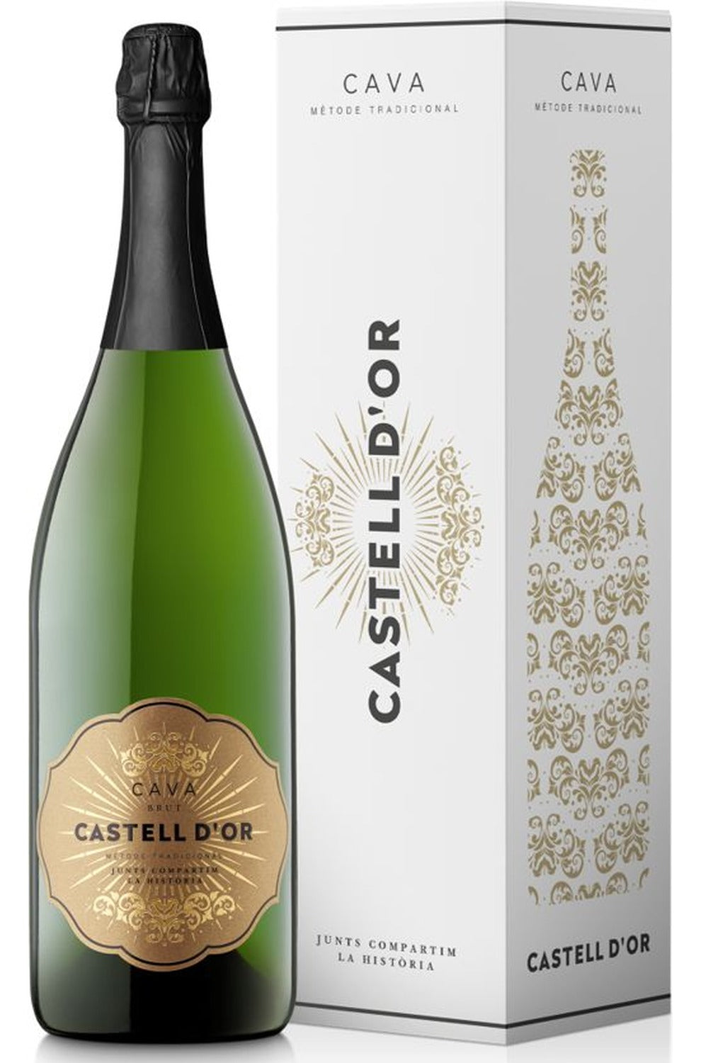 Castell d'Or DO cava brut (jeroboam) incl gift box.