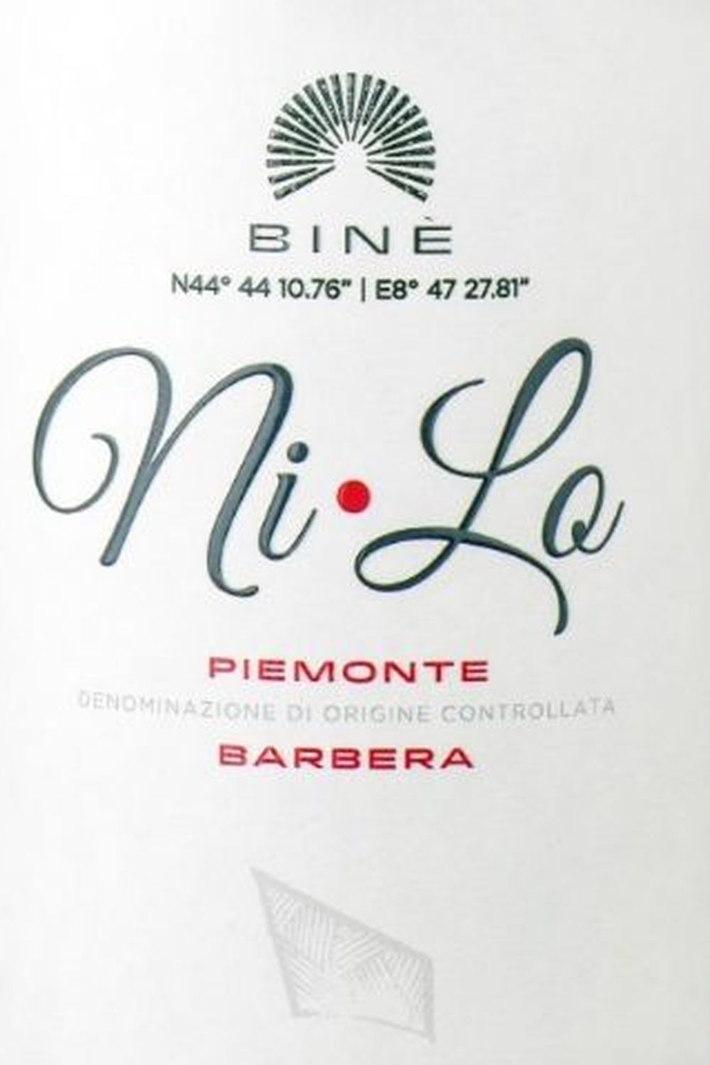 Bine Ni-Lo (conv BIO) DOC piemonte barbera (magnum)