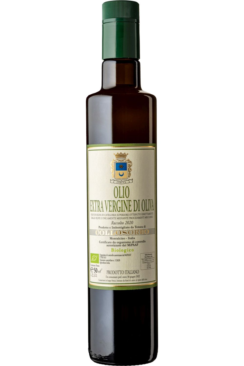 Olio Extra Vergine di Olivo montalcino italia (50cl)