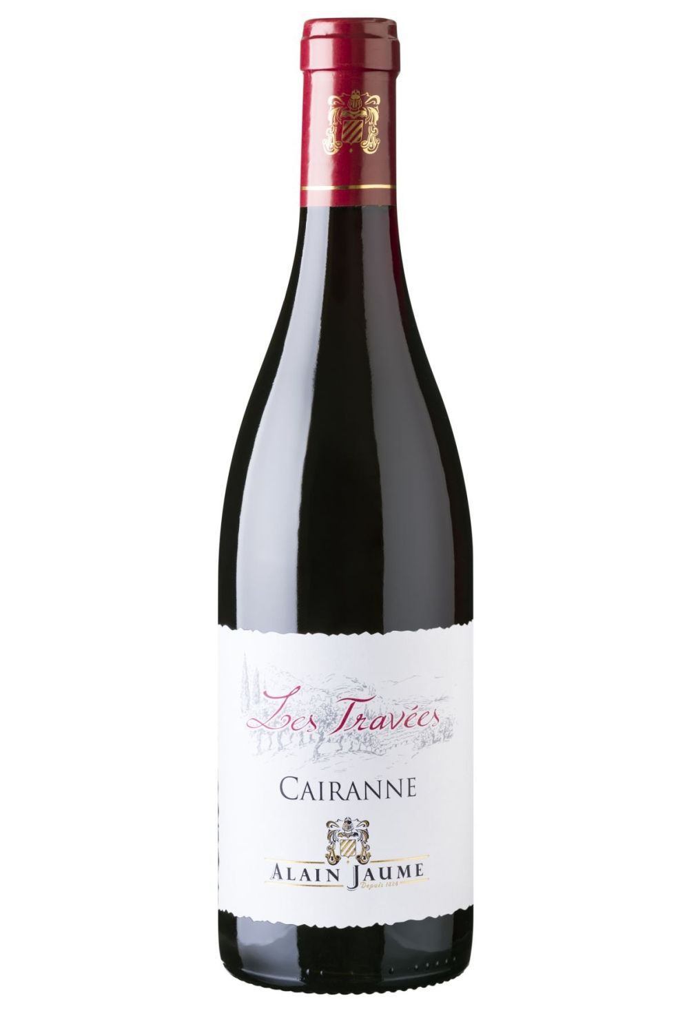 Alain Jaume cotes du rhone villages rouge cairanne 'les travées'