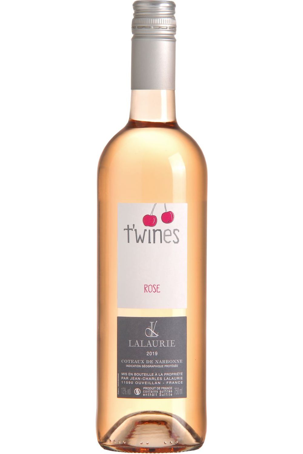 T Wines (SCREWCAP)(non-mill) IGP coteaux de narbonne rosé