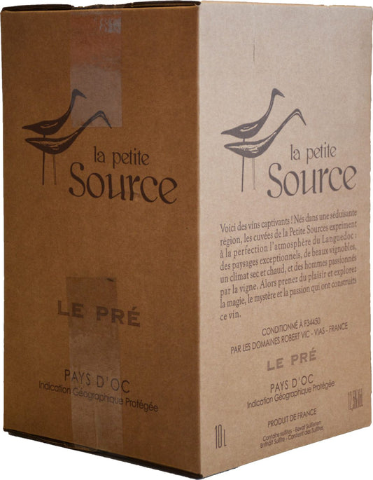 BIB La Petite Source 'le Pre' (5L) IGP d'oc rouge