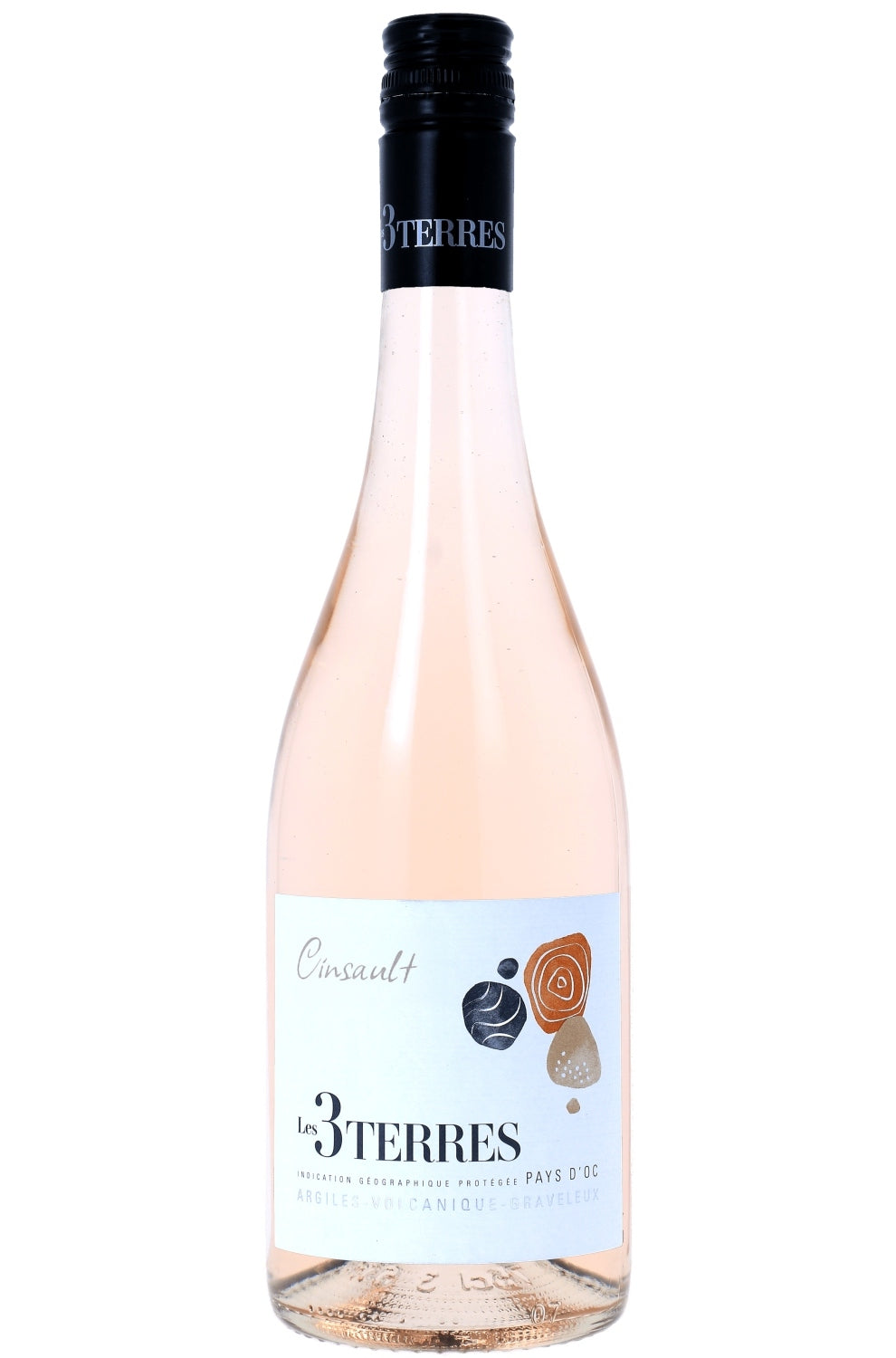 Les 3 Terres (BOURG SCREWCAP) IGP d'oc cinsault rosé 'argile'