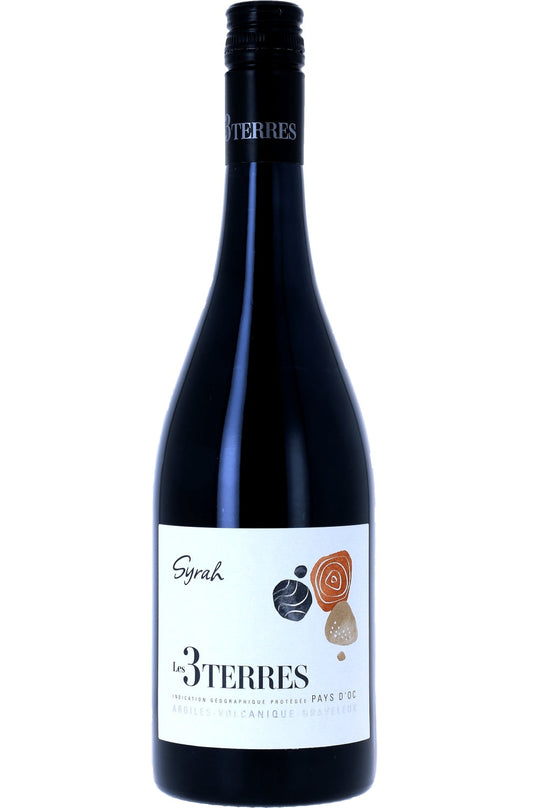 Les 3 Terres (BOURG SCREWCAP) IGP d'oc syrah 'graveleux'