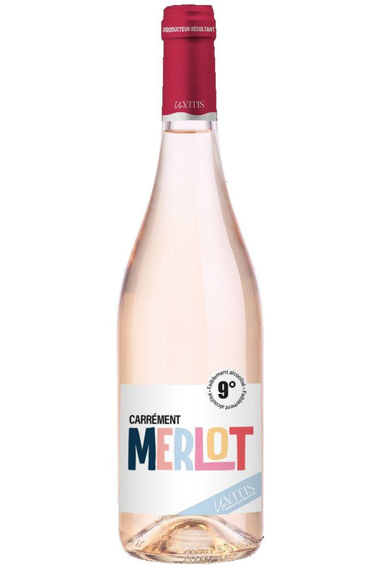 Carrément 9° (non mill) (bouchon) IGP Atlantique Merlot rosé