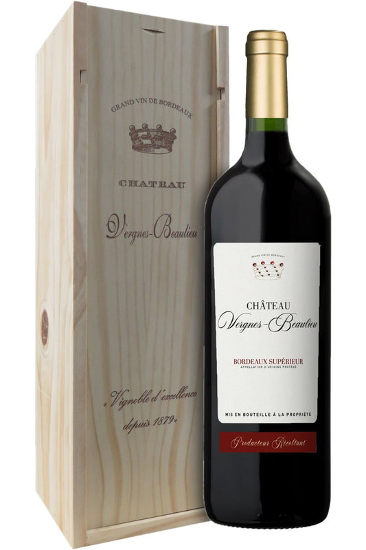 Chateau Vergnes-Beaulieu AOP bordeaux supérieur magnum (cb1)