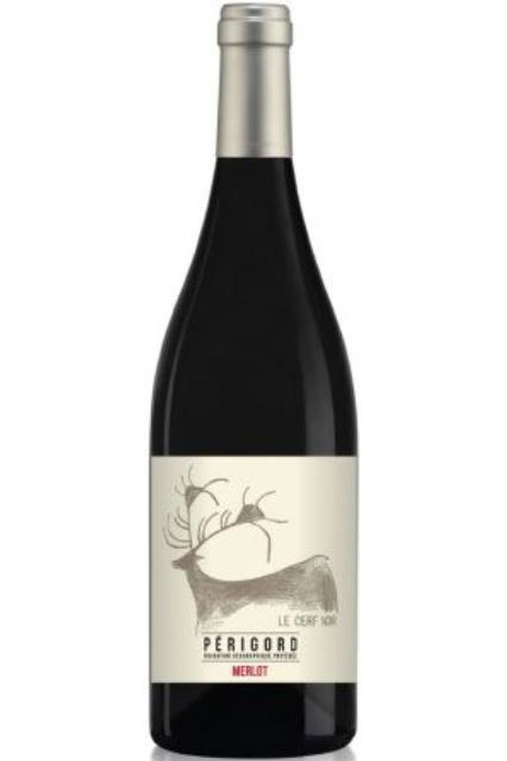 Le Cerf Noir IGP du perigord merlot rouge (bouchon)