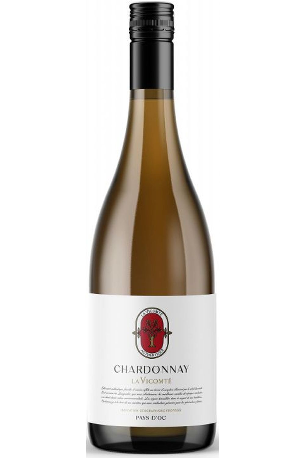 La Vicomté 'Authentique' (SCREWCAP) IGP pays d'oc chardonnay (bourg)