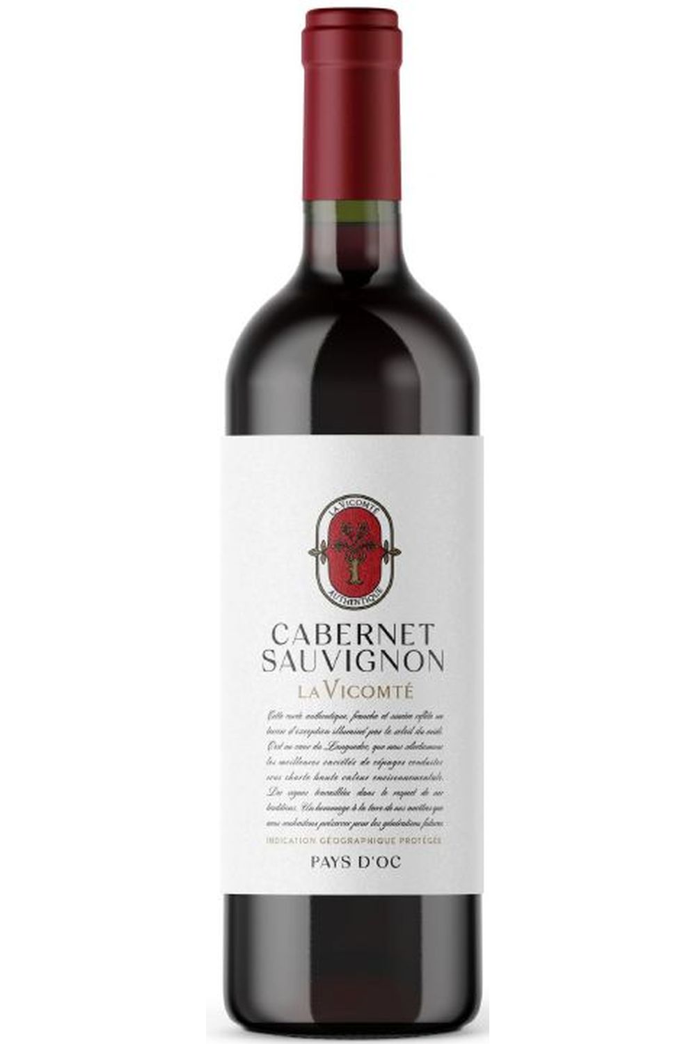 La Vicomté 'Authentique' (SCREWCAP) IGP pays d'oc cabernet-sauvignon (bdx)