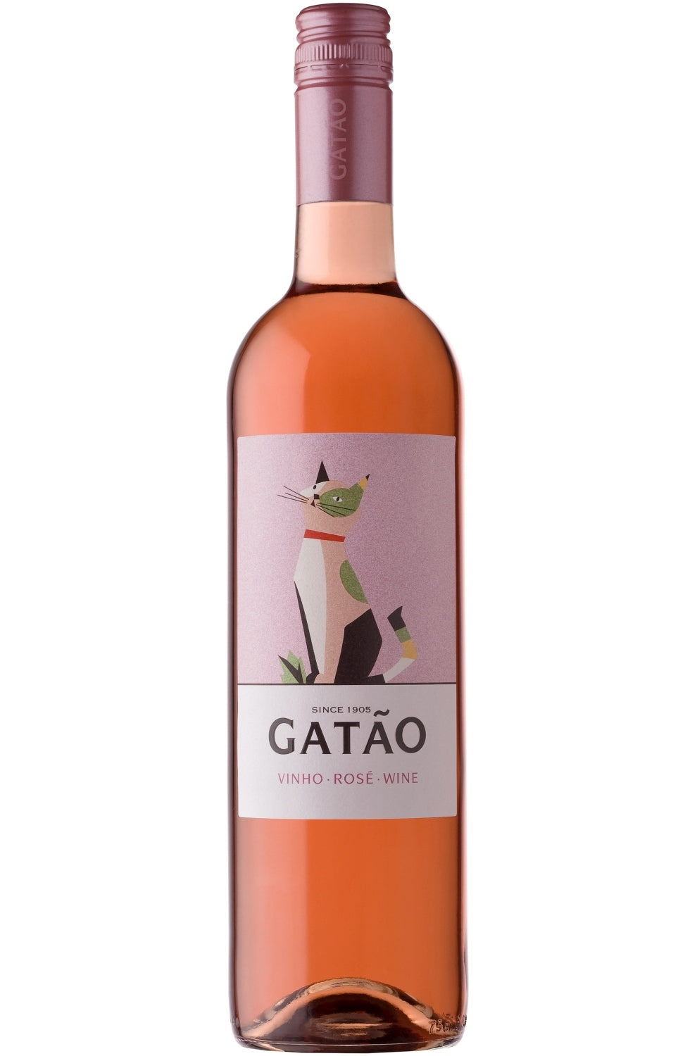 Gatao (screwcap) 10°5 Alc semi-sparkling rosé (vino verde style) (no vintage)