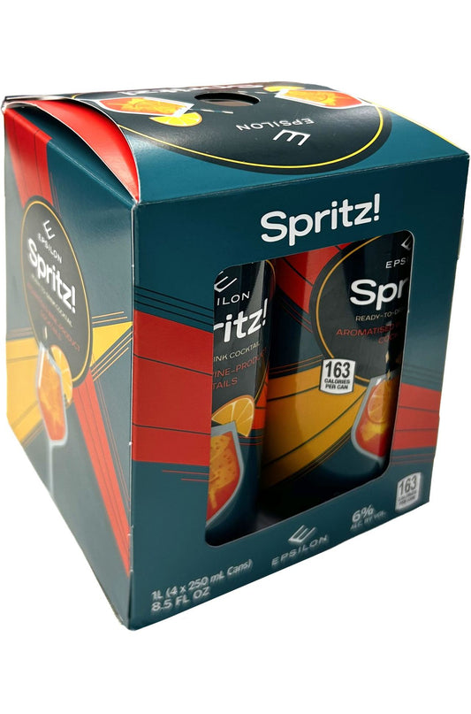 Epsilon Spritz (1 CAN 25cl) Sparkling flavored cocktail based on wine Italia 6°Alc