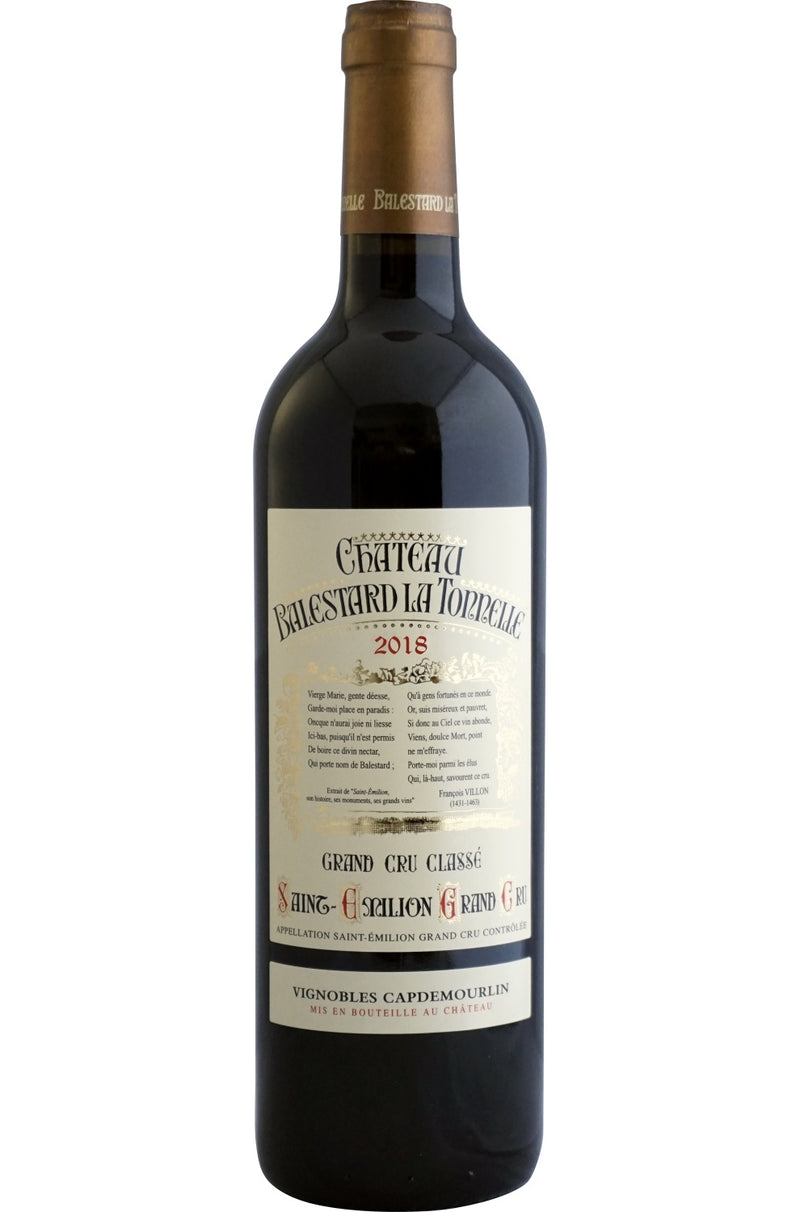 Chateau Balestard La Tonnelle st emilion grand cru classé