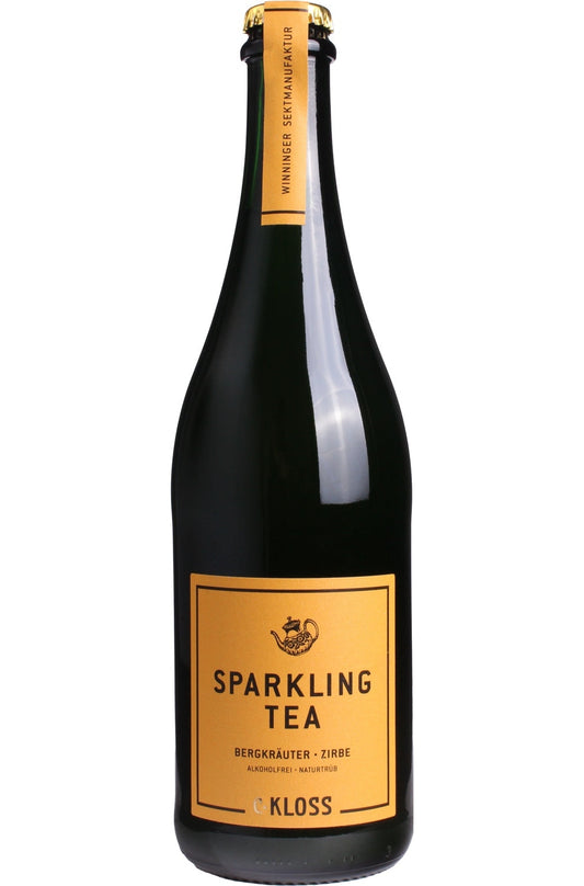 C-Kloss Sparkling TEA 0°Alc 'hot brew' Bergkräuter - Zirbe unfiltered (Orange label)