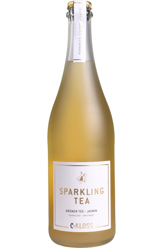 C-Kloss Sparkling TEA 0°Alc (clear) (CAP) Green tea - Jasmin unfiltered  [white label]