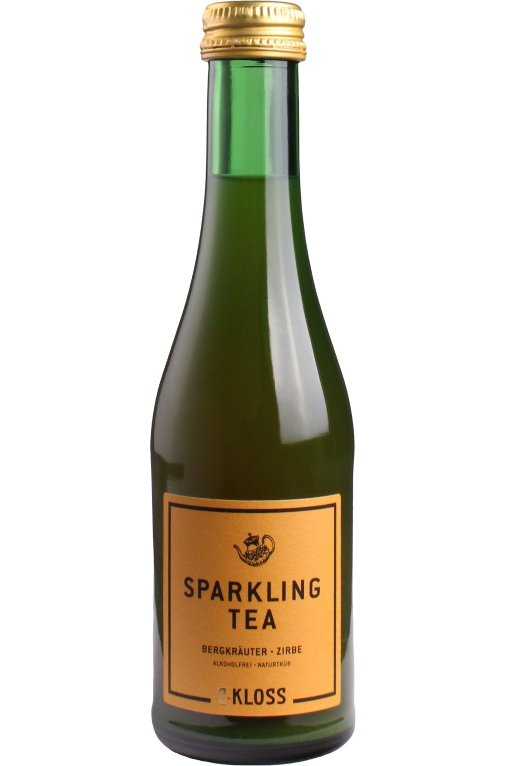 C-Kloss Sparkling TEA 0°Alc Moutain herbs-Pine Cone [orange](20cl screw)