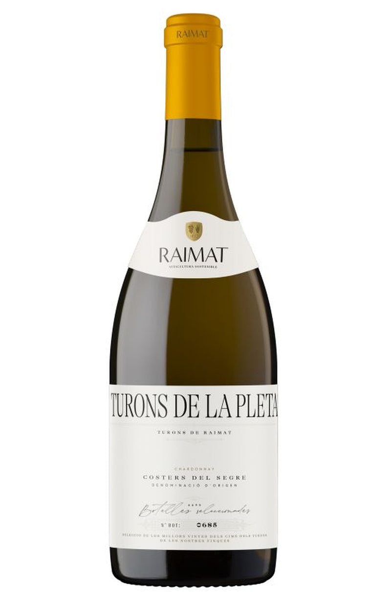 Turons de La Pleta DO costers del segre chardonnay