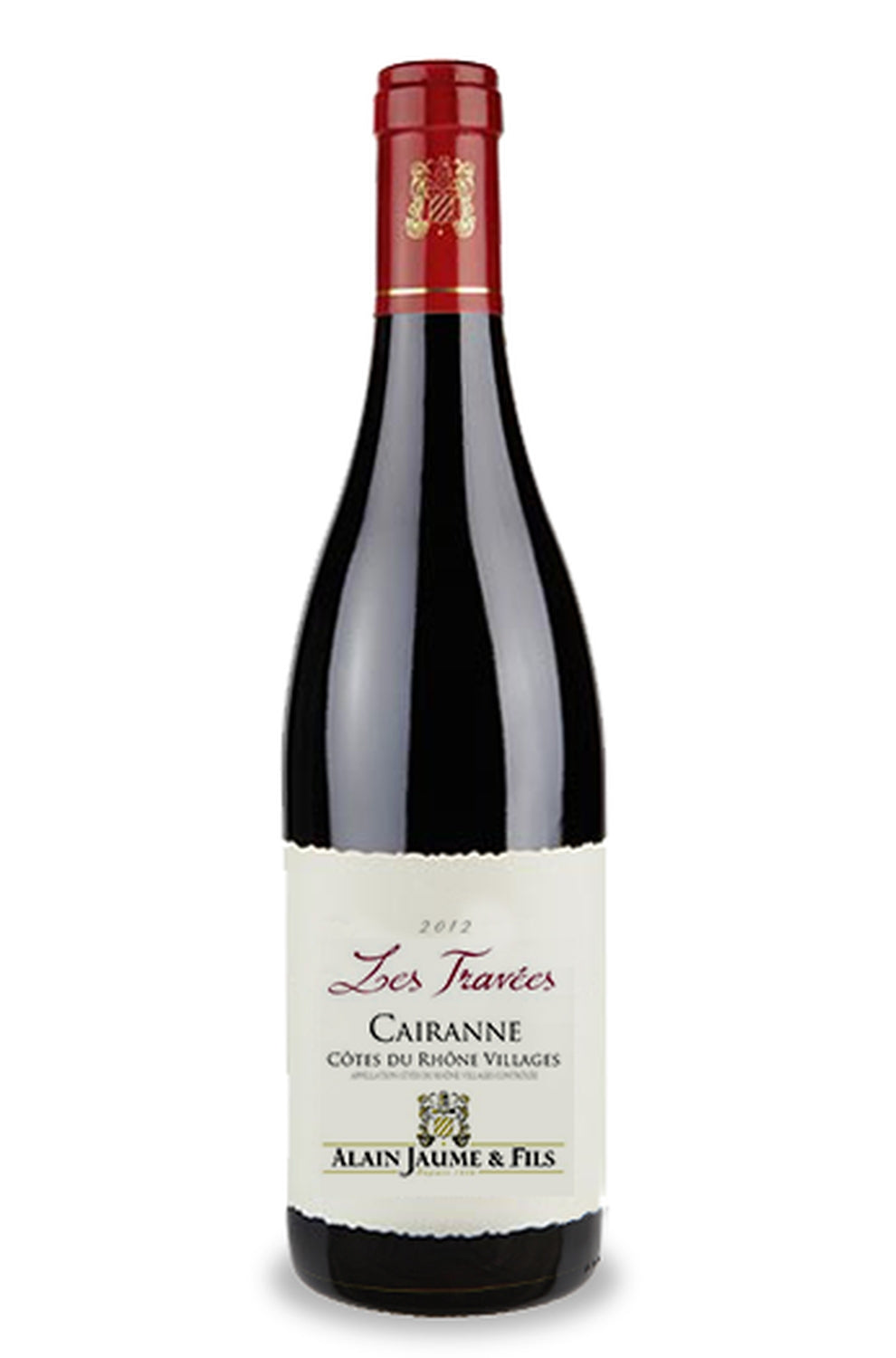 Alain Jaume cotes du rhone villages rouge cairanne 'les travées'