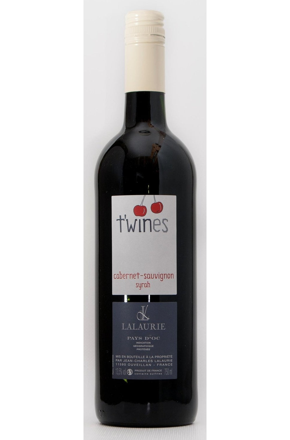 T Wines (SCREWCAP) (non-mill) IGP pays d'oc cabernet-sauvignon/syrah