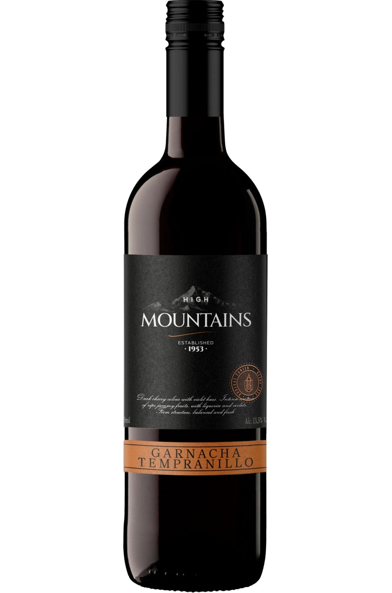 High Mountains wine of Spain Garnacha/Tempranillo tinto