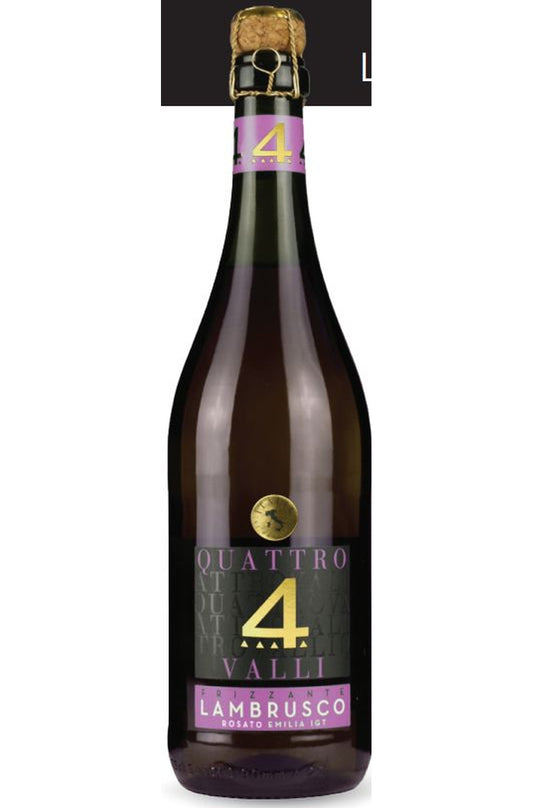4 Valli 'lambrusco' rosato dolce IGT emilia 7°5