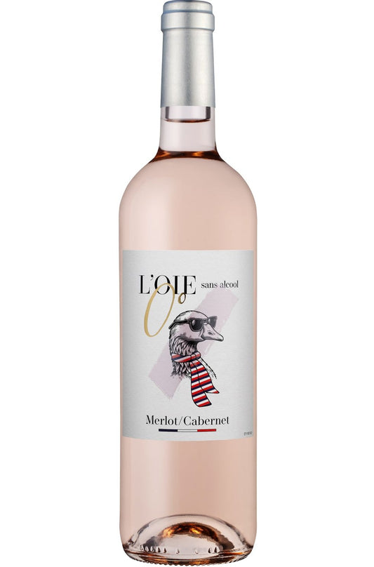 L'oie 0°alc (bouchon) Boisson aromatisee à base de vin desalcoolisé  Rosé France